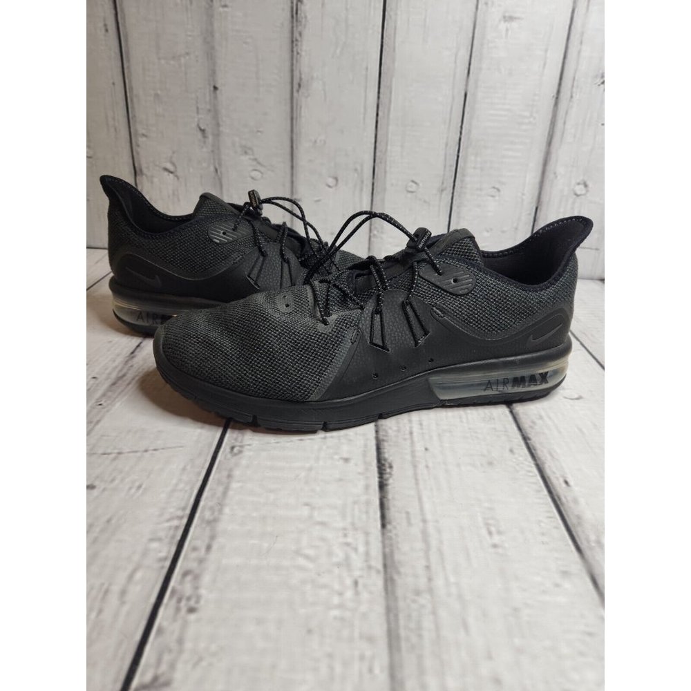 Nike Air Max Sequent 3 Black Anthracite Mens Sz 14
